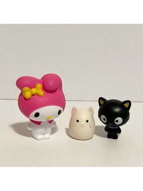 Hello Kitty My Melody Chococat Mini Figures Toy Lot